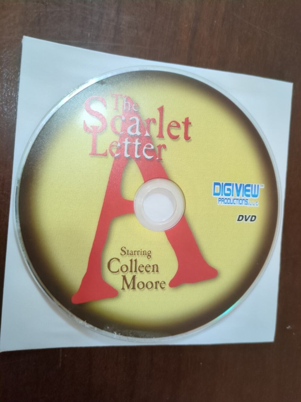 THE SCARLET LETTER DVD disc only